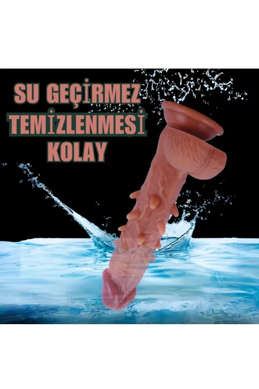 Master Perfection Dildo Pablo - Ultra Yumuşak Çift Katmanlı Tırtıklı Realistik Yapay Penis