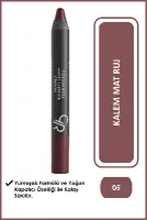 Matte Lipstick Crayon - 05 - Mat Ruj