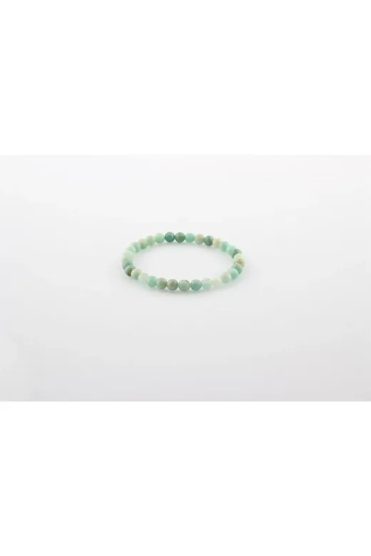Mavera Doğaltaş PRA-7405468-5677999 Doğal Taş Amazonit Bileklik 6 Mm