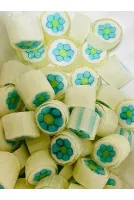 Mavi Çiçek Desenli Lolly Şeker 1000 Gr.