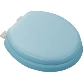 MAVİ YUMUŞAK KLOZET KAPAK BÜYÜK PUF  42x41 cm (4745)