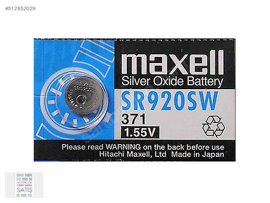 Maxell SR371 SR920SW 1.55V Saat Pili
