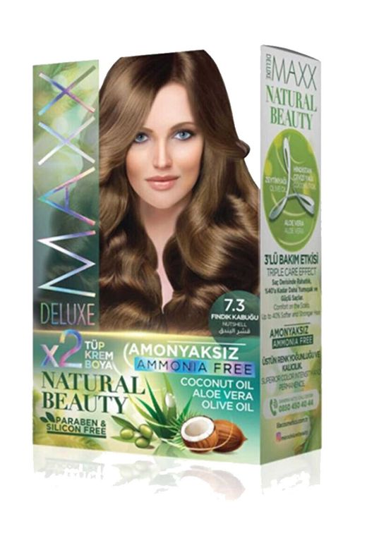 MAXX DELUXE RT-RYL-ARMAXX73 Natural Beauty Amonyaksız Saç Boyası 7.3 Fındık Kabuğu