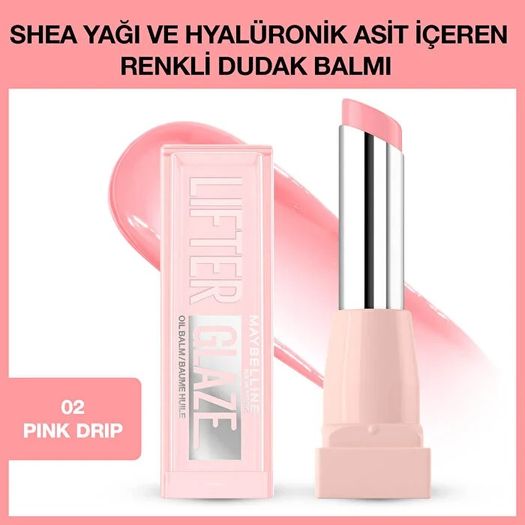 Maybelline New York ST25050158 Maybelline Lifter Glaze No 02 Pink Drip Lip Balm