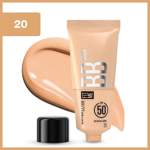 Maybelline New York ST25070498 Maybelline Fit Me Nude Bb Krem Nemlendirici Spf50 No: 20