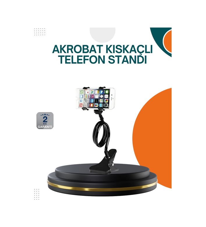 Mbb E-ticaret 122296499 Eller Serbest Kullanım Sağlayan Masaüstü Telefon Tutucu Diğer