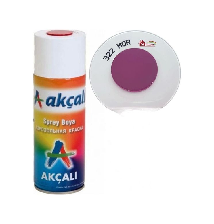 Mbb E-ticaret MEY018697393764200-BLMY Mey İthalat Akçalı Sprey Boya 400 Ml 322 Mor Çok Renkli