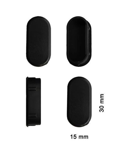 Mbb E-ticaret MEY019996670071390-BLMY Mey İthalat Oval Profil İç Tapa 15X30 Mm 4 Adet Diğer