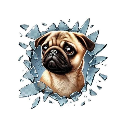 Mbb E-ticaret MEY02562741420583-BLMY Mey İthalat Fulcar French Bulldog Araç Stickerı