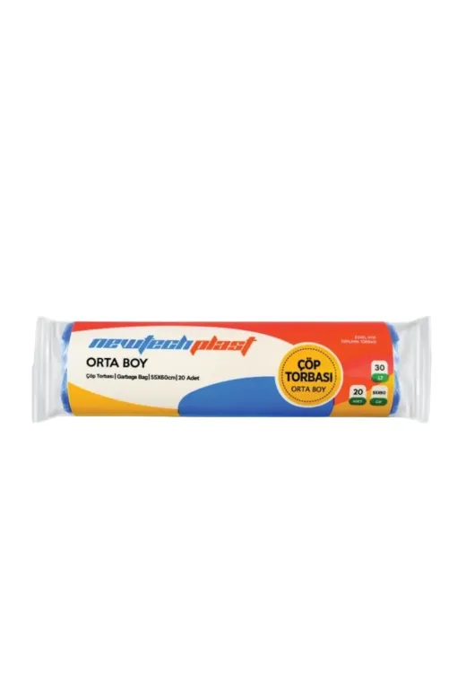 MCK Plus TYBNNMVBDRI5WCD416 Endüstriyel Çöp Poşeti Jumbo Boy 80*110 Siyah  5 Adet