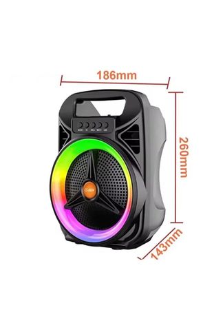 meax Rgb Speaker Ms-104 Işıklı Bluetooth Hoparlör Ses Bombası Yüksek Ses Fm Yeni 2024