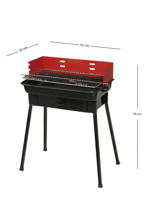 Mehtap Madeni Eşya dkz32x53md Mehtap Midi Grill Portatif Ayaklı ( Izgara Ölçüsü : 32 X 53 Cm )