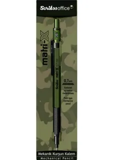Mekanik Kurşun Kalem 0,7 mm Yeşil Pirinç Gövde Hafif ve Ergonomik Profesyonel Kullanım