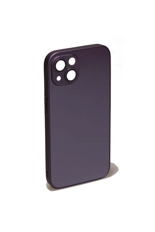 MEKs AGGLASS-MOR14 Apple Iphone 14 Uyumlu Ag Glass Buzlu Lens Korumalı Cep Telefonu Kılıfı Yeni