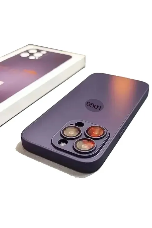 MEKs AGGLASS-MOR15PRO Apple Iphone 15 Pro Uyumlu Ag Glass Buzlu Lens Korumalı Cep Telefonu Kılıfı Yeni
