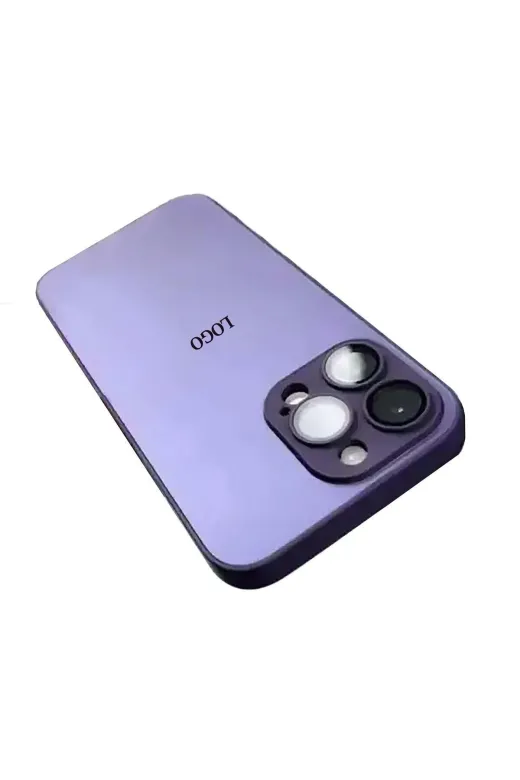 MEKs AGGLASS-MOR15PRO Apple Iphone 15 Pro Uyumlu Ag Glass Buzlu Lens Korumalı Cep Telefonu Kılıfı Yeni