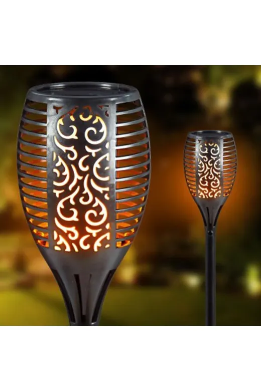 MEKs TTT-24242408911 Alev Efektli Solar Bahçe Lambası Small