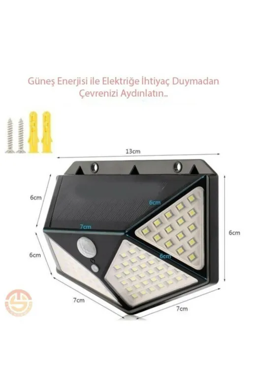 MEKs TTT-24242410099 Solar Bahçe Aydınlatma Lambası 100 Led