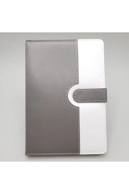 MEKs TTT-24242450372 Tarihsiz Ajanda Defter Beyaz Gri Renk