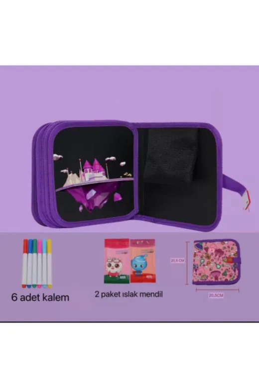 MEKs TTT-24242453620 Temizlenebilir Renkli Çizim Defteri
