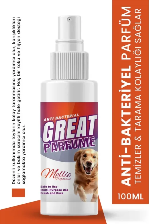 Mellie Professional 2027 Anti-Bakteriyel Tüy Açıcı Köpek Parfümü 175 Ml