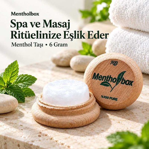 Menthol Taşı 6 Gram X 4 Adet - Spa ve Masaj Mentolü