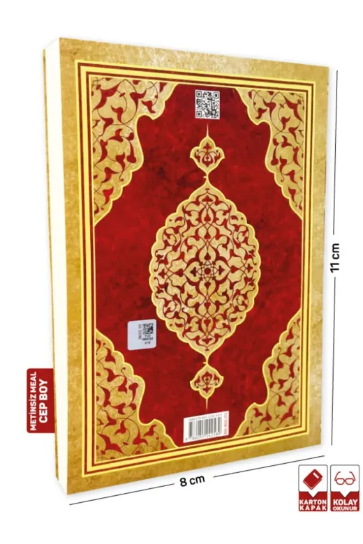 Merve Yayınları TYC00693912262 Cep Boy Kur’An-I Kerim Ve Yüce Meali Metinsiz Türkçe Açıklaması (Meal-010)
