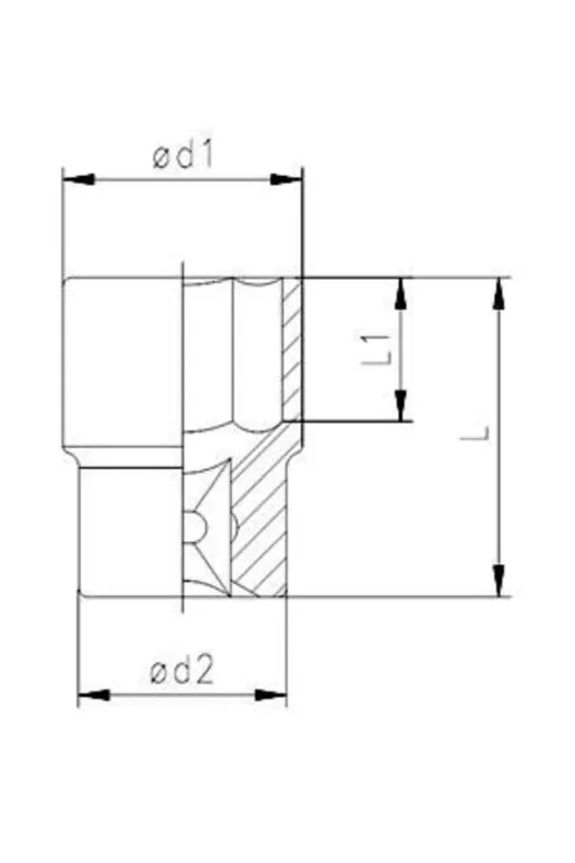 Mestore NAL8691150995425ME Elta 1115 1/2'' Lokma Anahtar 26 Mm - 8691150995425
