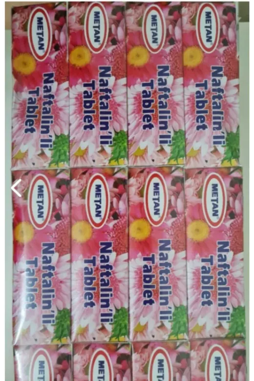 METAN DMRLYNT12 Naftalinli Tablet 12 Paket