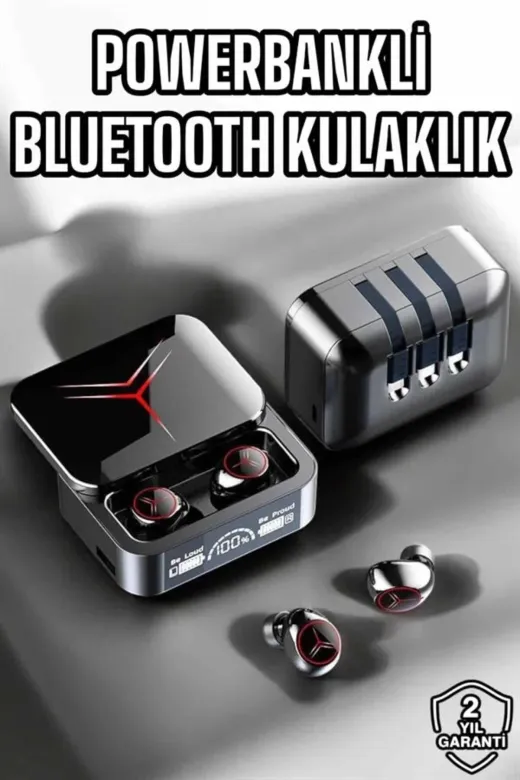 MEY MEYİTHMEYTDUUCZM88KULAKLIK2 İthalat® Yeni Nesil Powerbankli Bluetooth Bağlantılı Kablosuz Kulaklık