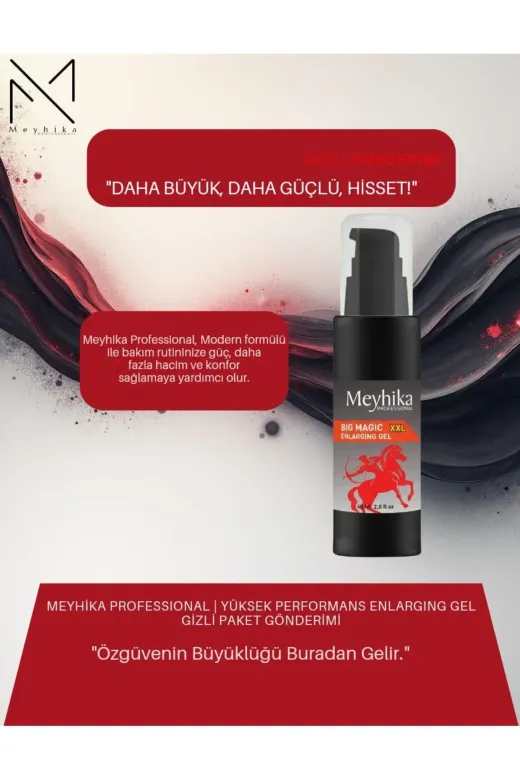 MEYHİKA PROF 527289292 Xxl Erkek Genital B.üyütücü Ve Hacimlendirici Jel 60 Ml 70 Kullanımlık