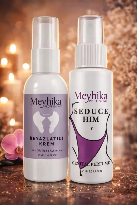 MEYHİKA PROFESSİONAL 617282920101616 Beyazlatıcı Krem Ve Kadın Genetal Parfüm İkili Set Bir Arada