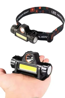 Mıknatıslı Kafa Lambası 1200 Lumen Usb Şarjlı