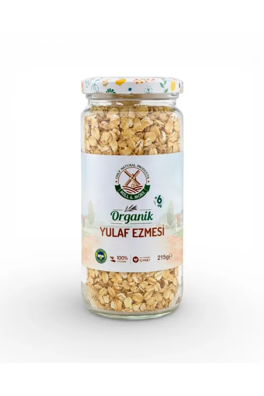 Mill & More Only Natural Products MM-8684438220111 Organik Yulaf Ezmesi 215 G +6 Ay