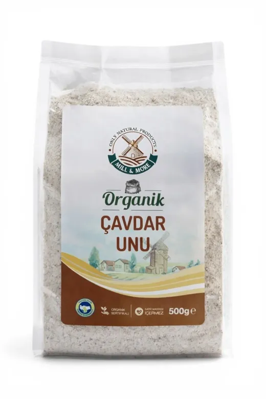 Mill & More Only Natural Products MM8684438222115 Organik Çavdar Unu 500 G