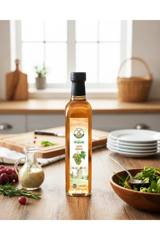 Mill & More Only Natural Products MM8684438222214 Organik Üzüm Sirkesi 500 Ml