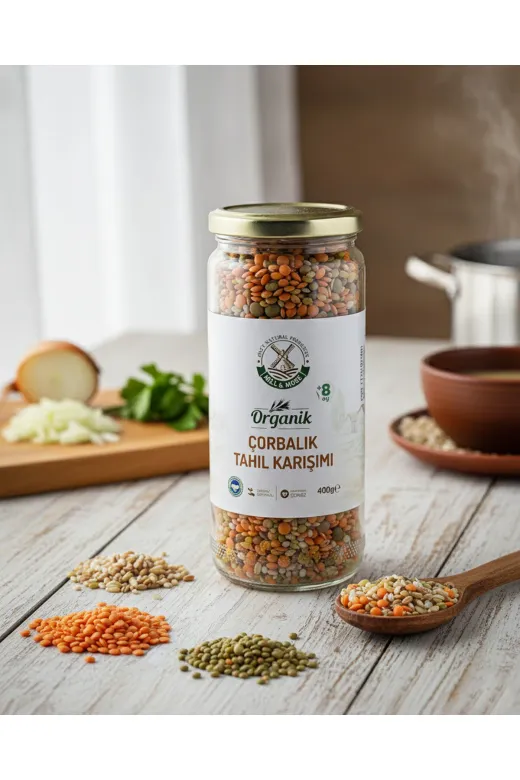Mill & More Only Natural Products MM8684438222269 +8 Ay Organik Çorbalık Tahıl Karışımı 400 G