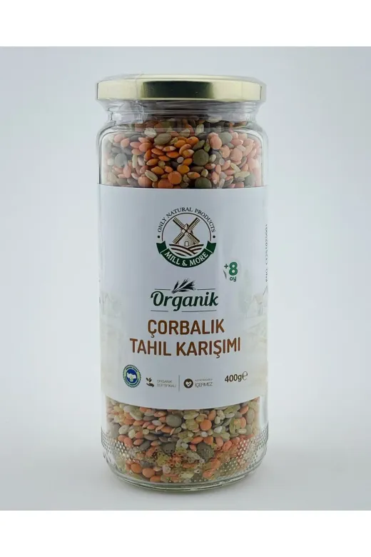Mill & More Only Natural Products MM8684438222269 +8 Ay Organik Çorbalık Tahıl Karışımı 400 G