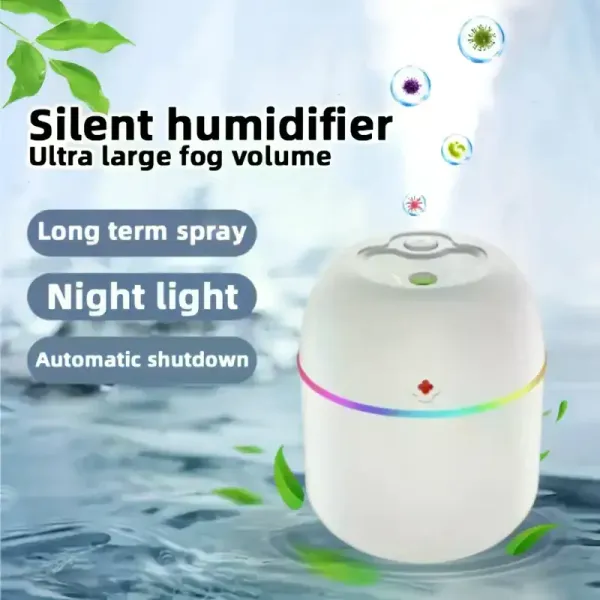 Mini Hava Nemlendirici 3in1 H2O Humidifier220ml (4745)