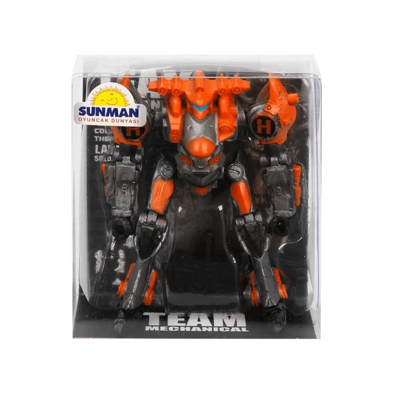 Mini Robot Figür 9 cm - 1 Adet Stokta Olan Gönderilir