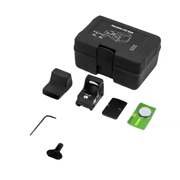 Mini Tactical Reflex Red Dot Sight 22mm Kompakt Tasarım, 7 Kademeli Aydınlatma