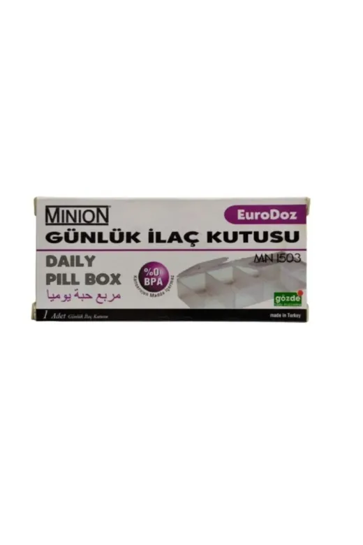 Minion P2183S3871 Günlük İlaç Kutusu 1 Adet
