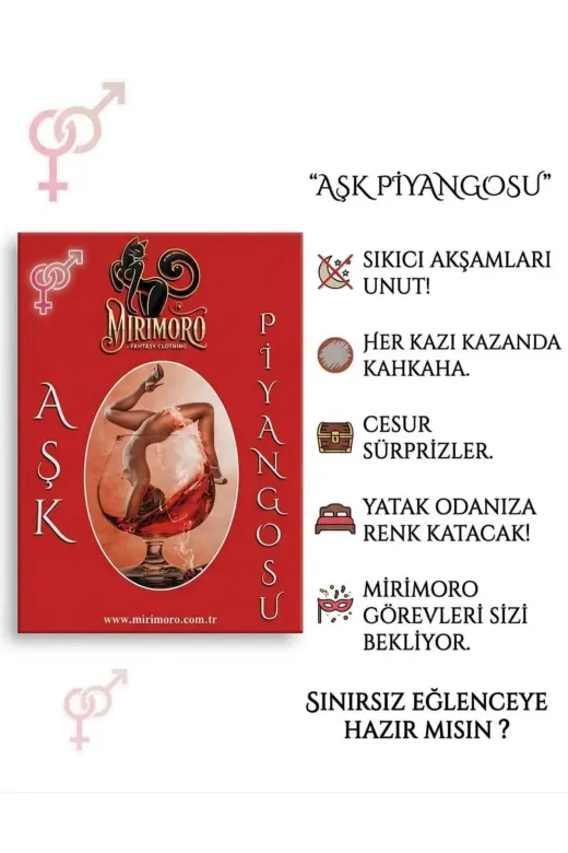 MİRİMORO MİROOOO Aşk Piyangosu Kazi Kazan Oyunu Fantezi Oyun Karti