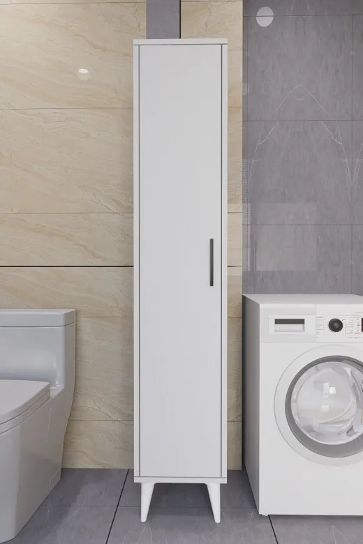 Mirobi Mrb-Tndm-Bny-Dlb Tandem Çok Amaçlı Dolap Banyo Dolabı Beyaz