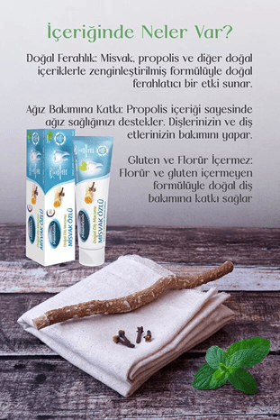 Misvak Özlü 3x75 ml Diş Macunu