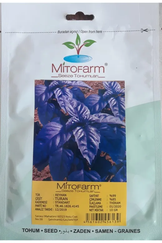 Mitofarm Tohumculuk MT035 Mitofarm Reyhan Tohumu - Turan