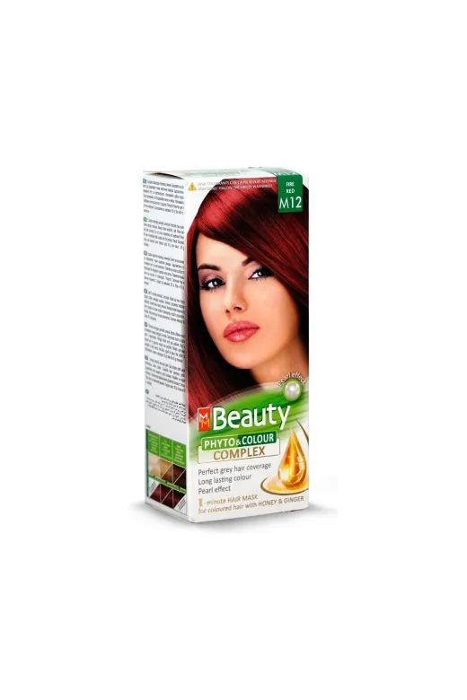 MM Beauty 3110412 Bitkisel Saç Boyası M12 Fire Red (Ateş Kızılı)
