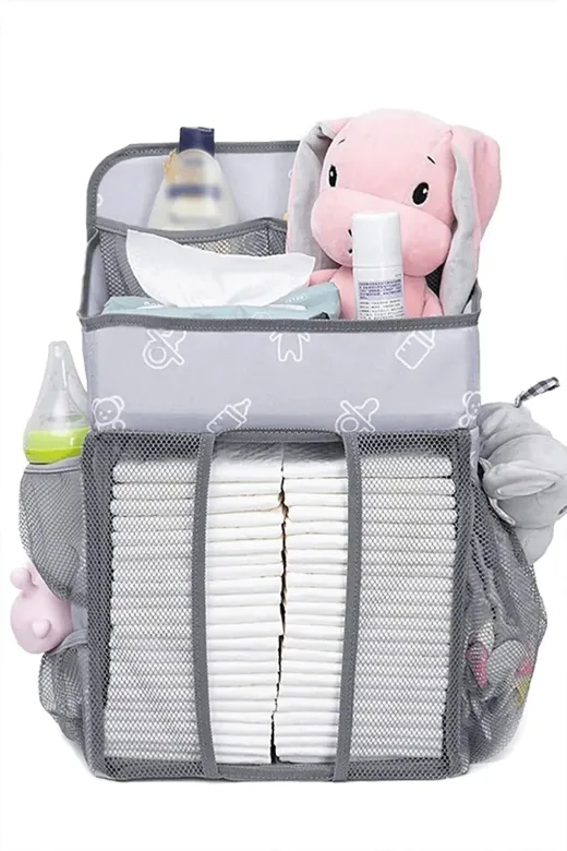 Moda West HBV000001BES1 Fonksiyonel Beşik Organizer Beşik Yanı Düzenleyici Beşik Çantası Beşik Yan Çanta Baby Regulator