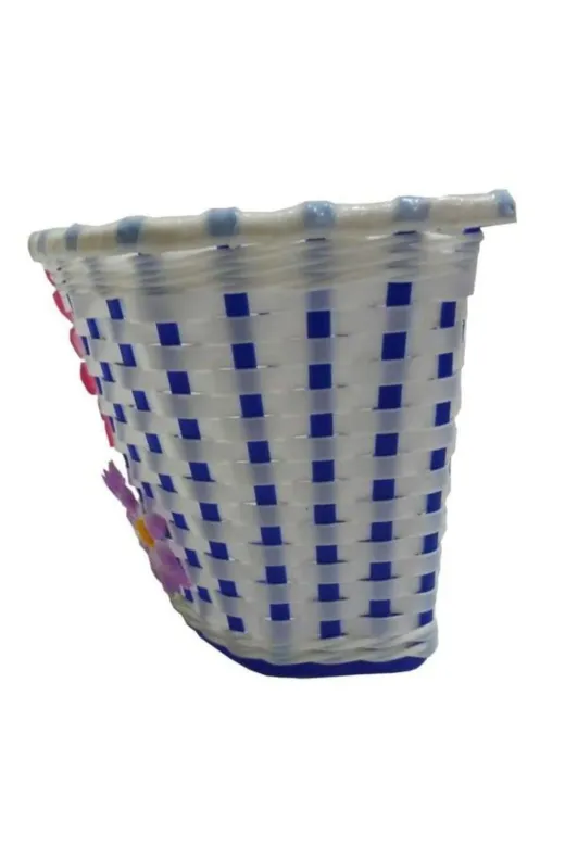 Monero TYC0D0E047E58A6E00 16 - 20 Jant Uyumlu Plastik Bisiklet Örgü Ön Sepet Mavi