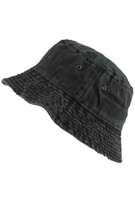 Mood Agenda 6200852143 Unisex Uv Korumalı Pamuklu Eskitme Bucket Şapka